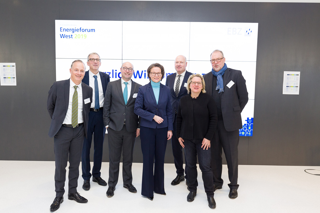 Energieforum West 2019. Teilnehmer der Plenumsdiskussion (c) EBZ