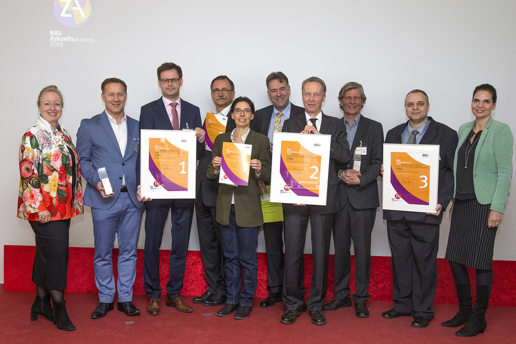 BBU- Genossenschaftstage. Die Preistraeger des BBU - ZukunftsAwards. (c)Winfried Mausolf/BBU