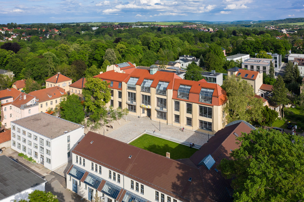Die Bauhaus-Universität Weimar erhält mit dem Internationalen Heritage-Zentrum eine neue wissenschaftliche Einrichtung. Foto: Thomas Müller