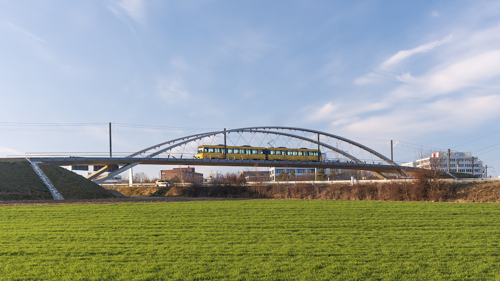 Stadtbahnbrücke StuttgartBildnachweis: sbp-Andreas Schnubel
 