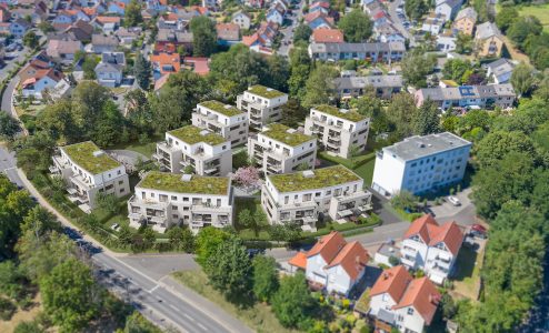 Quartier BUWOG KILIANsHÖHE in Kilianstädten. Visualisierung: BUWOG