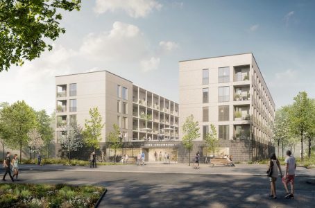 Der Entwurf von knbk Architekten | Visualisierung moka-studio Hamburg