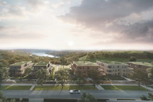Blick auf das Neubauprojekt „Bredeney Park“, Fotocredits: beyond visual arts GmbH