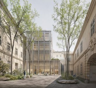 lick in den Klosterhof auf das Haus der Geschichte Österreich im MuseumsQuartier Wien © Filippo Bolognese Images