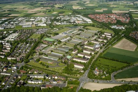 Die ehemalige Barker-Kaserne in Paderborn wurde jetzt an die Stadt übergeben (Foto: Gerd Vieler)