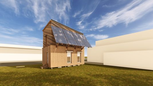 So wird das geplante Reallabor am Campus Göppingen der Hochschule Esslingen ab dem 11. April aussehen. Der offizielle Spatenstich ist erfolgt. © Hochschule Esslingen