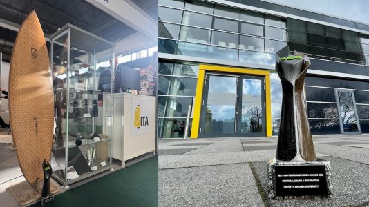 JEC-Composites Innovation Awards 2025 in der Kategorie „Sport, Leisure & Recreation“ © Institut für Textiltechnik (ITA) der RWTH Aachen