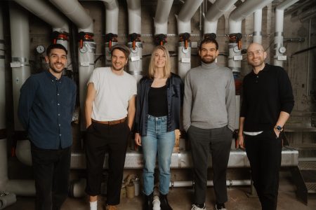 Green Fusion-Team v.l.n.r : Matteo Zappulla (CPO), Simon Wagenknecht (Chief of Automation), Nina Germanus (Co-CEO), Paul Hock (Co-CEO) und Thomas Filkorn (CRO). Copyright: Paul Hüttemann
