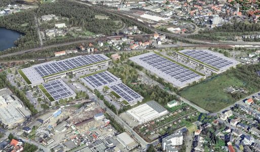 Auf einem 278.000 Quadratmeter Brownfield nahe des Dortmunder Stadtzentrums plant Prologis einen modernen, nachhaltigen Logistik- und Gewerbepark. © Prologis