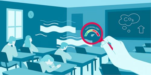 Im Schuljahr 2023/24 wurden die Kohlendioxid-Werte, Belüftungsraten und Umweltdaten in 1200 Klassenzimmern in allen österreichischen Bundesländern erhoben. Bildquelle: TU Graz