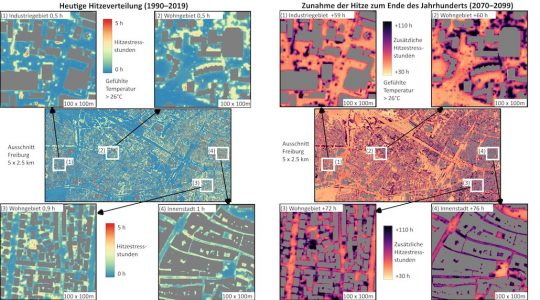 KIT: KI zeigt Hitzebelastung in Städten metergenau