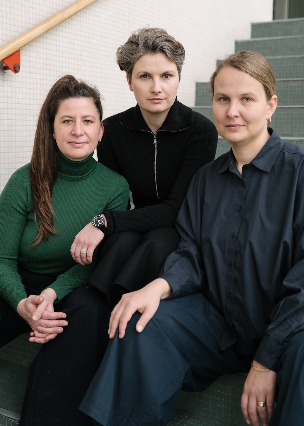 TOMAS – Transformation of Material and Space – gegründet von Sofia Ceylan, Annabelle von Reutern, Dr. Katharina Neubauer (v.l.n.r.) © Magdalena Gruber