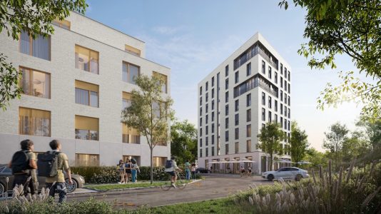 Wohncarrée am Nordanger – Lindhorst Gruppe baut studentisches Wohnen mit rd. 180 Wohneinheiten in der Braunschweiger Nordstadt