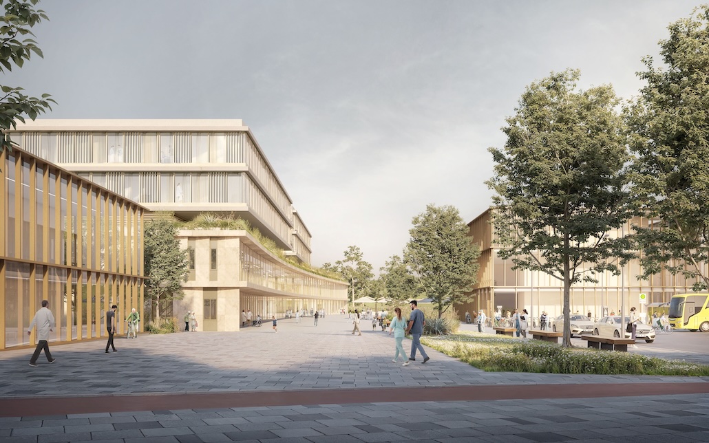 So könnte der neue Regionalversorger in Essingen aussehen. Nun beginnt die inhaltliche Planung, auf deren Basis der finale Bau erstellt wird. Copyright: Sweco.
