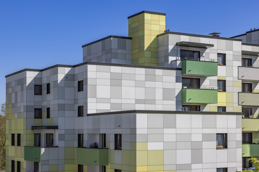 Citywohnpark Duisburg mit Faserzementfassade saniert
