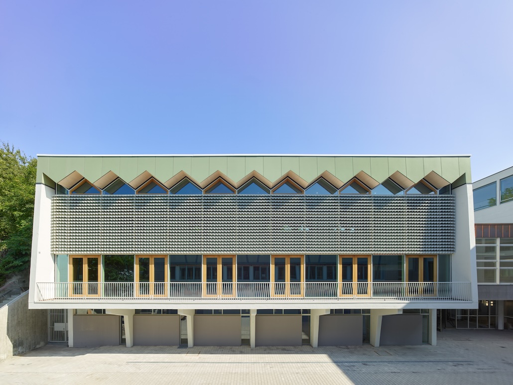 Nachkriegsmoderne in Stuttgart: Gymnasium erweitert