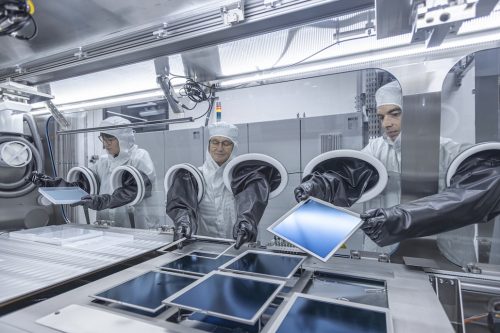 Perowskit-Silizium-Photovoltaik: neues ISE-Labor