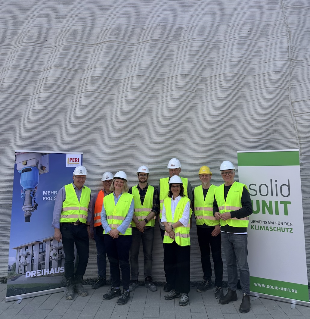 3D-Betondruck im Wohnbau: PERI wird Teil von solid UNIT