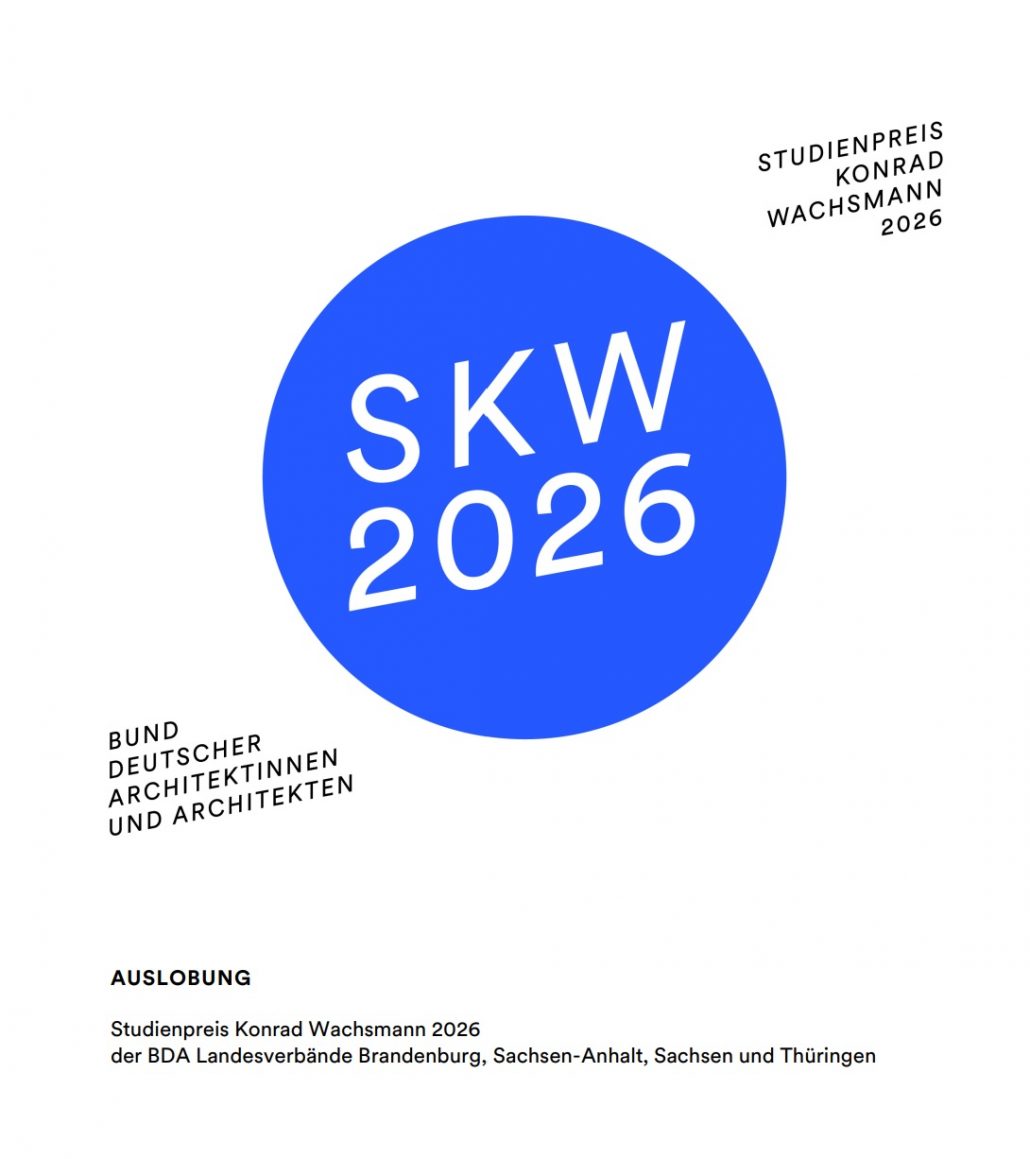 Studienpreis Konrad Wachsmann 2026