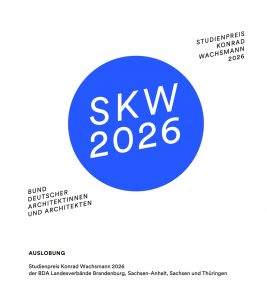 Studienpreis Konrad Wachsmann 2026