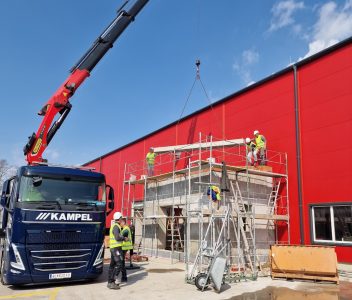 Wiederverwendbare Ziegelwände senken Emissionen
