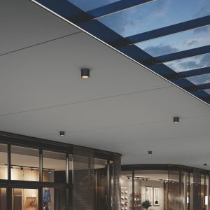 BEGA Downlights mit Gittergewebestruktur für außen