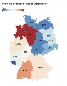 Erbbaurecht in Deutschland: regionale Hochburgen