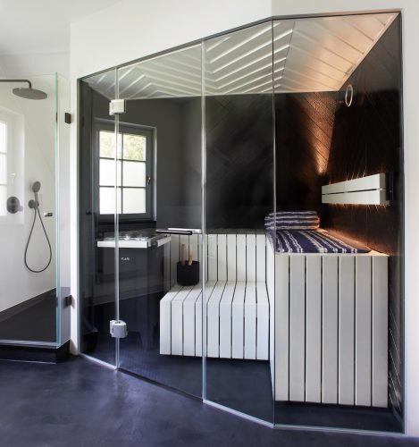 Sauna GESA als Designstatement für kleine Badezimmer