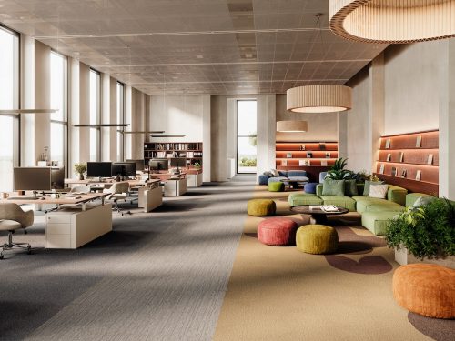 First von modulyss: Vielseitiges Teppichbodendesign in einer neu definierten Farbpalette