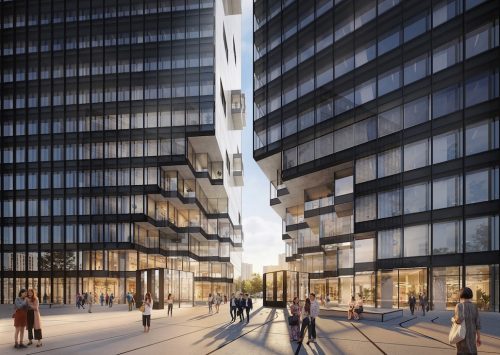 Nangang Pair: MVRDV plant zwei Bürotürme in Taipeh
