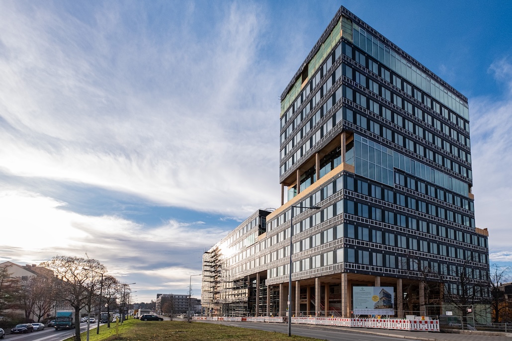 Nachhaltiges Bauen: UmweltHaus als Holzhybrid-Hochhaus