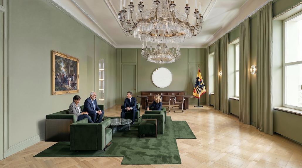 Schloss Bellevue: Inneneinrichtung repräsentativer Räume