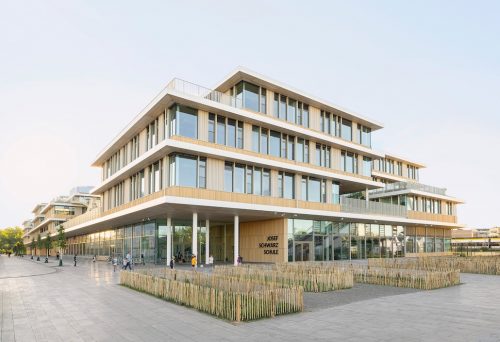 Josef-Schwarz-Schule: Klimadecken von Argillatherm