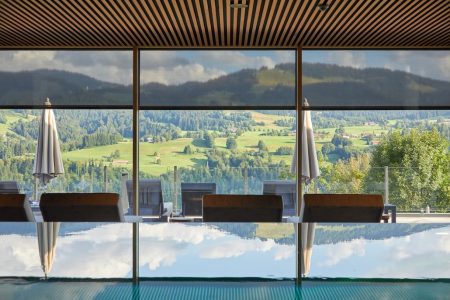 Bergkristall Natur & Spa: Architektur und Sonnenschutz