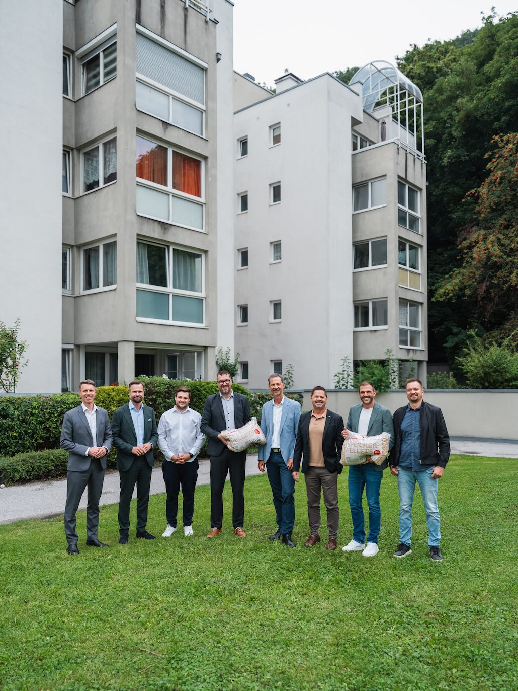 Dekarbonisierung im Wohnbau: Pelletsanlage in Innsbruck