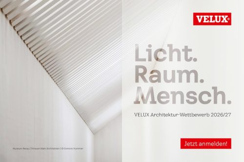VELUX Architektur-Wettbewerb 2026/27: Projekte gesucht