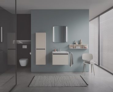 Blau im Badezimmer: Farbe gezielt einsetzen