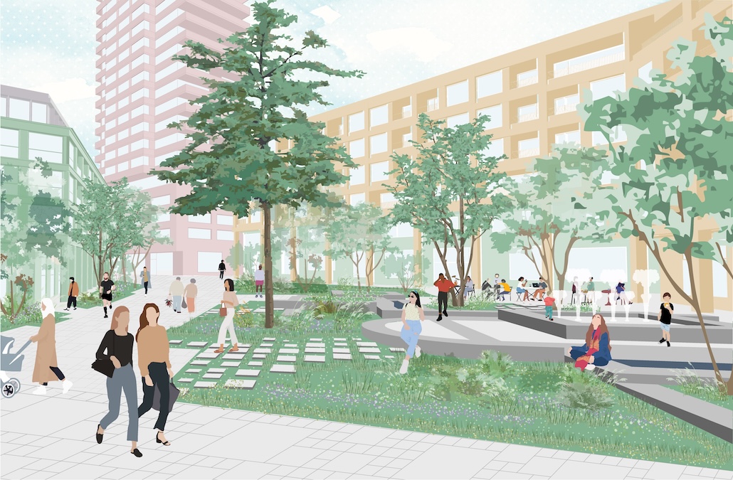 Waalkwartier in Nijmegen: 950 Wohnungen und neue Parks