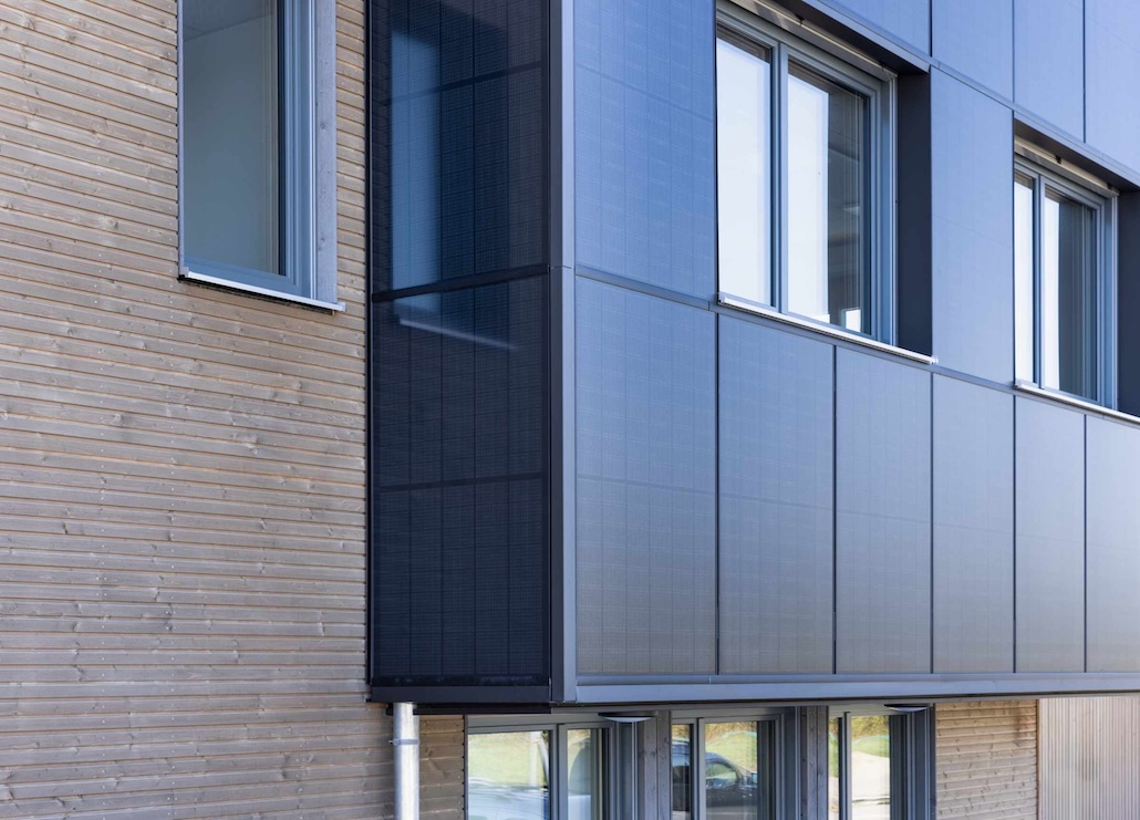 Sto Ventec Photovoltaics Inlay: Ecklösungen für Fassaden