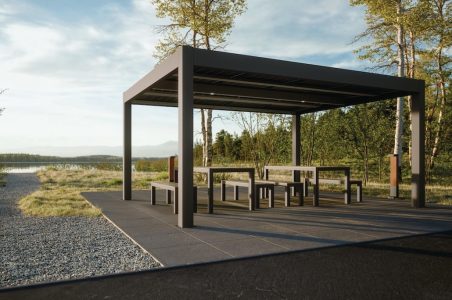 SolarHub Shade von BEGA: Schutz und autarke Beleuchtung