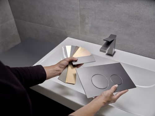 Geberit Sigma40: Individuelle Farben und Oberflächen