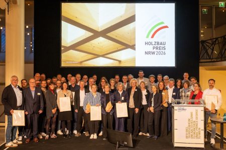 Holzbaupreis NRW 2026: Preisträger und Anerkennungen