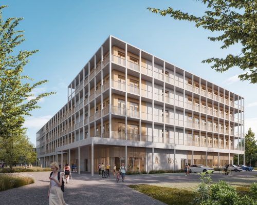 Hamburger Hochschulhaus: Grundsteinlegung für Pilotprojekt